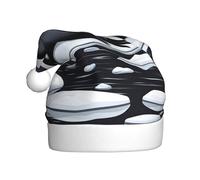 WZYCWB Cappello da Babbo Natale per adulti, con sigillo sul ghiaccio, altezza 40 cm, cappello decorativo unisex per feste di Natale e Capodanno