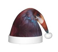 WZYCWB Cappello da festa di Natale con stampa di cane ricco, regalo per attività scolastiche per bambini, decorazione per feste di Natale