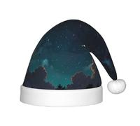 WZYCWB Cappello da festa di Natale con stampa di cielo stellato, regalo di attività di classe per bambini, decorazione per feste di Natale