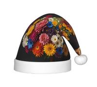 WZYCWB Cappello da festa di Natale con stampa di un vestito da fata, regalo per attività scolastiche per bambini, decorazione natalizia per le festività