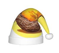 WZYCWB Cappello per bambini a forma di nido d'uccello con pollo dorato per feste di Capodanno, eventi di Natale, spettacoli teatrali, feste, scena, bambini, moda per bambini