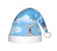 WZYCWB Cappello per feste di Natale, con ali nel cielo, regalo per bambini, decorazione per le vacanze di Natale