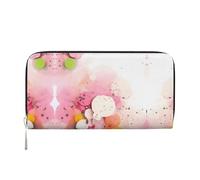 WZYCWB Carta a frammenti di colore Portafoglio stampato con cerniera perfetto per viaggi, affari e uso quotidiano. Contiene telefoni cellulari e contanti.