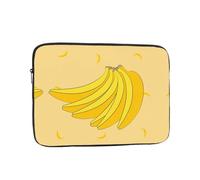 WZYCWB Cartone animato banana 15 pollici stampato laptop manica per 10 - 17 pollici computer portatile, perfetto sia per il lavoro che per il tempo libero.