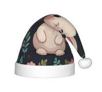 WZYCWB Cartone animato sfondo Stampa Cappello Festa di Natale, Regalo di Attività di Classe dei Bambini, Decorazione di Natale Vacanze