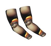 WZYCWB Castoro con cappello Maniche di protezione solare sensazione di ghiaccio, adatto per tutte le stagioni, adatto per golf, ciclismo, pesca, giardinaggio, ecc.