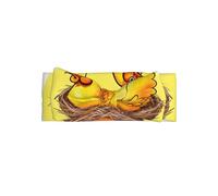 WZYCWB Cerchietto per capelli con fiocco dorato a forma di nido di uccello, per bambini, 0-6 mesi, per neonati e bambini