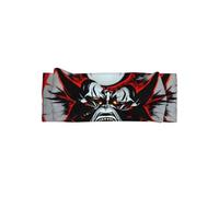 WZYCWB Cerchietto per capelli con fiocco rosso e nero con fantasma malvagio, per ragazze, fascia elastica per capelli, adatta per bambini da 0 a 6 mesi, regalo molto significativo