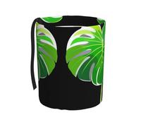 WZYCWB Cestino per auto a forma di foglia astratta di Monstera, pratico e conveniente, adatto per diversi modelli di auto, fornendo spazio ideale per riporre oggetti