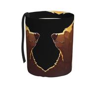 WZYCWB Cestino per auto a forma di orso gigante, pratico e comodo, adatto per diversi modelli di auto, fornisce spazio ideale per riporre oggetti