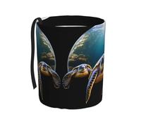 WZYCWB Cestino per auto a forma di tartaruga tropicale, pratico e comodo, adatto per diversi modelli di auto, fornisce spazio ideale per riporre oggetti