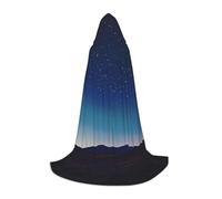 WZYCWB Cielo stellato stampato L Wizard Cape, costume per feste a tema, mantello cosplay per adulti e adolescenti, taglie S, M, L