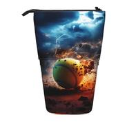 WZYCWB Contenitore retrattile Lightning Tennis per portapenne, porta pennelli da trucco o borse con coulisse per monete.