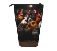 WZYCWB Contenitore retrattile per penne, pennelli da trucco o portamonete con chiusura a cordoncino.