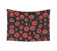 WZYCWB Coperta per animali domestici con stampa a muro di rose, disponibile in una varietà di dimensioni, adatta per ceste, letti e nidi per animali domestici