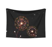 WZYCWB Coperta per animali domestici con stampa di dente di leone stellato, adatta per cucce per animali domestici, cucce per cani/cesti per gatti