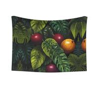 WZYCWB Coperta per animali domestici con stampa di foglie di frutta, disponibile in una varietà di dimensioni, adatta per ceste, letti e nidi per animali domestici