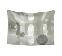 WZYCWB Coperta per animali domestici stampata con rumore bianco ottico, disponibile in una varietà di dimensioni, adatta per ceste, letti e nidi