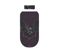 WZYCWB Coperta per fasciare il bambino con fantasma nero con pipistrello, set di copertura per neonati