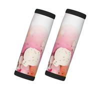 WZYCWB Copertura della maniglia della valigia stampata della carta del frammento di colore - copertura del carrello resistente all'usura, un must per i viaggi