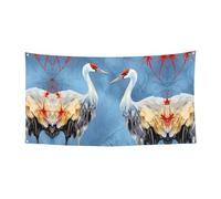 WZYCWB Coppia di gru aironi festa Banner decorazione festa banner adatto per feste di compleanno o decorazioni di vacanza