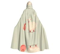 WZYCWB Coppia di mantello da ballo con motivo animali, abito da mago esteso per adulti, costume in maschera, abito da festa a tema carnevale
