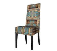 WZYCWB Coprisedia decorativo e protettivo in tessuto elasticizzato stampato con affreschi miracolosi sfoderabile e lavabile