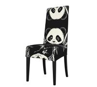 WZYCWB Coprisedia decorativo e protettivo panda con stampa floreale tessuto elasticizzato rimovibile e lavabile