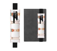 WZYCWB Cornice portafoto stampata in PVC di grande capacità, portapenne + astuccio per diario creativo con fascia elastica antiscivolo