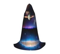 WZYCWB Cosmic Saturn S - Mantello con cappuccio per costume cosplay - accessori per feste in maschera