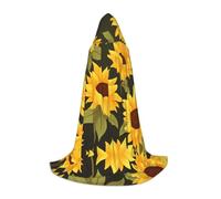 WZYCWB Costume da cosplay con cappuccio a forma di girasole soffiato a vento, per feste e feste