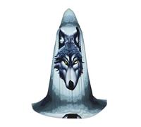 WZYCWB Costume da cosplay con cappuccio a forma di testa di lupo feroce, M