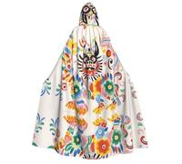 WZYCWB Creature interessanti mantello con cappuccio per adulti: perfetto per feste di Halloween, cosplay, spettacoli teatrali e riunioni a tema.