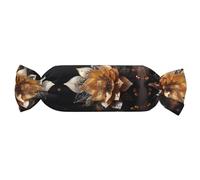 WZYCWB Cuscino cilindrico cilindrico a forma di fiore di loto bianco delicato cuscino cilindrico comodo cuscino da viaggio cuscino tubolare adatto per supporto testa collo e schiena