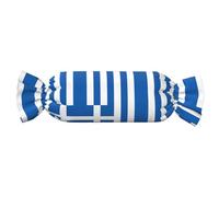 WZYCWB Cuscino cilindrico cilindrico con bandiera greca, cuscino cilindrico, comodo cuscino da viaggio, cuscino tubolare adatto per supporto per testa, collo e schiena