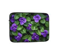 WZYCWB Custodia per laptop da 12" con fiore viola compatibile con laptop da 10-17". Un accessorio leggero, portatile ed elegante.