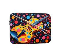 WZYCWB Custodia per laptop da 13" con sfondo per violino, compatibile con computer portatili da 10 a 17 pollici. Un accessorio leggero, portatile ed elegante.