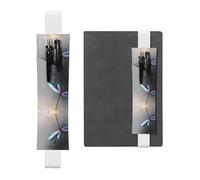 WZYCWB Cyber Dragonfly - Segnalibro regolabile in pelle, perfetto per il rientro a scuola, regalo di Natale, portapenne in pelle