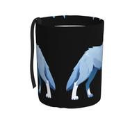 WZYCWB Data Breach Wolf - Pattumiera da appendere per auto, pratica e comoda, adatta per diversi modelli di auto, offre spazio ideale per riporre oggetti