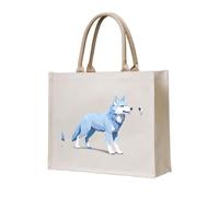 WZYCWB Data Breach Wolf stampato tridimensionale tela tote bag adatto per viaggi, lavoro, fitness, campeggio e spiaggia trasporto