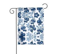 WZYCWB Deliziosi mirtilli. Bandiere decorative da giardino stampate, piccole bandiere impermeabili per esterni, decorazione per atmosfera festiva