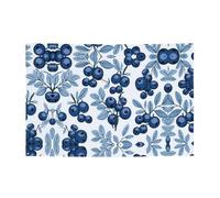 WZYCWB Deliziosi mirtilli. Striscione per feste per compleanni, canti natalizi, lauree e anniversari.