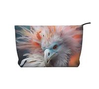 WZYCWB Divertente trousse da viaggio con stampa di volpe, perfetta per viaggi di lavoro e vacanze., Teste di uccelli divertenti, Taglia unica