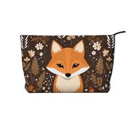 WZYCWB Divertente trousse da viaggio con stampa di volpe, perfetta per viaggi di lavoro e vacanze., Volpe divertente., Taglia unica