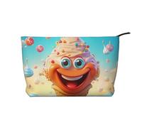 WZYCWB Divertente trousse da viaggio con stampa di volpe, perfetta per viaggi di lavoro e vacanze., Yogurt surgelato, Taglia unica