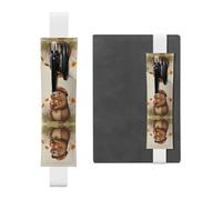 WZYCWB Divertenti astucci per matite a tema marmotta, portapenne in PVC e portapenne con elastici e segnalibri sono le migliori scelte regalo.