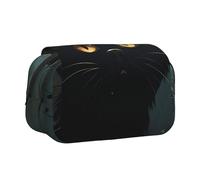 WZYCWB Doubtful - Astuccio portatile a forma di testa di gatto, ideale per organizzare penne in ufficio o riporre pennelli da trucco
