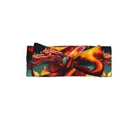WZYCWB Dragon King in Fire - Fascia per capelli con fiocco (0-6 mesi), universale, per neonati e bambini, un must per una decorazione carina