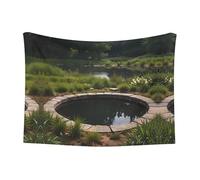 WZYCWB Dream Core Pond - Coperta per animali domestici stampata, disponibile in una varietà di misure, adatta per ceste, lettini e nidi per animali domestici