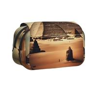 WZYCWB Dreaming of the Pyramids of Khufu Astuccio portatile ideale per organizzare penne in ufficio o riporre pennelli da trucco